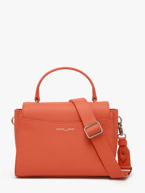 Sac Bandoulière Charlene Cuir Nathan baume Orange event 9 vue secondaire 4