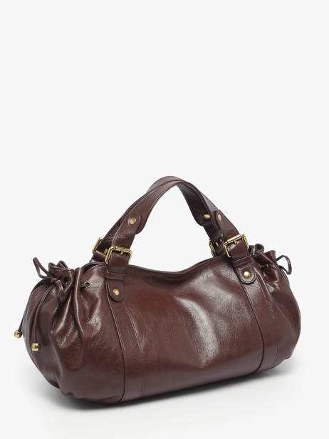 Sac Porté épaule Froisse Cuir Gerard darel Marron froisse DCS01474 vue secondaire 2