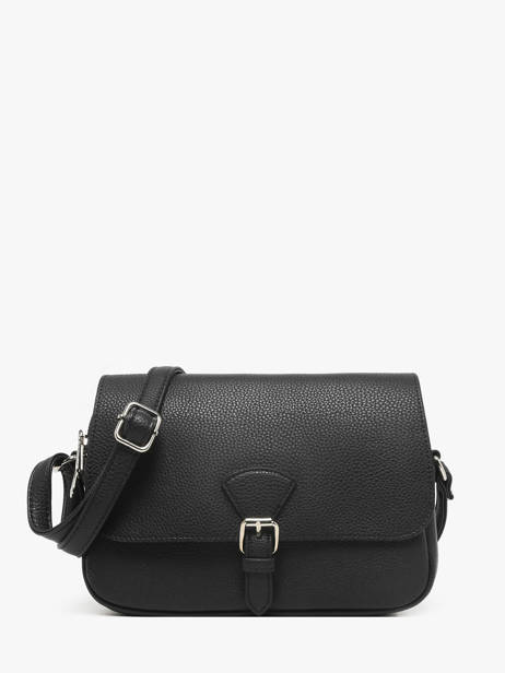 Sac Bandoulière Grained Miniprix Noir grained F3601