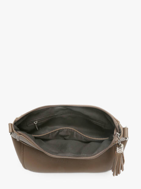 Sac Bandoulière Grained Flora & co Beige grained F8575 vue secondaire 2