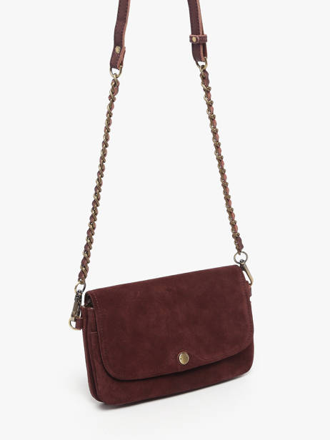 Sac Bandoulière Vintage Cuir Mila louise Marron vintage 3783VC vue secondaire 1