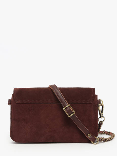 Sac Bandoulière Vintage Cuir Mila louise Marron vintage 3783VC vue secondaire 3