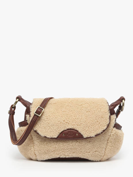 Sac Bandoulière Vintage Cuir Mila louise Marron vintage 35231TC