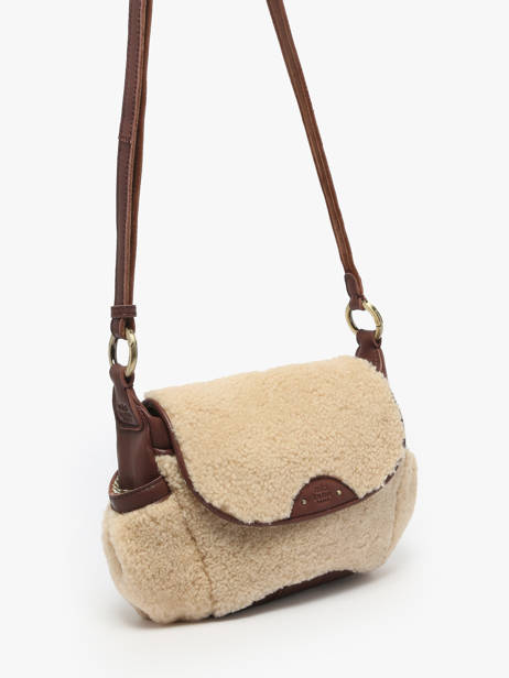 Sac Bandoulière Vintage Cuir Mila louise Marron vintage 35231TC vue secondaire 1
