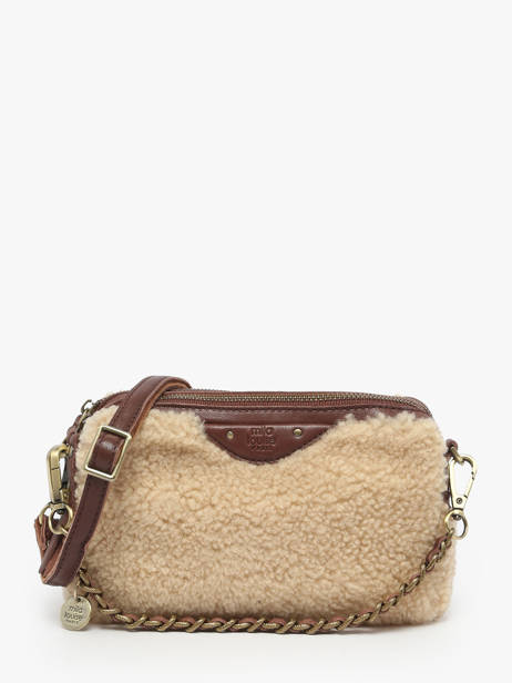 Sac Bandoulière Vintage Cuir Mila louise Marron vintage 23673XTC