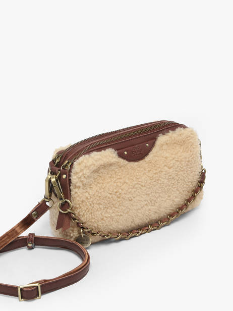 Sac Bandoulière Vintage Cuir Mila louise Marron vintage 23673XTC vue secondaire 1