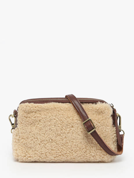 Sac Bandoulière Vintage Cuir Mila louise Marron vintage 23673XTC vue secondaire 3