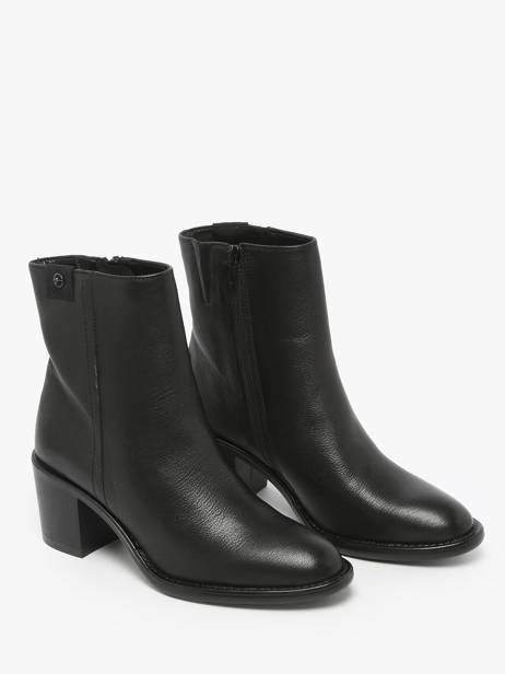 Bottines à Talon En Cuir Tamaris Noir women 45 vue secondaire 1