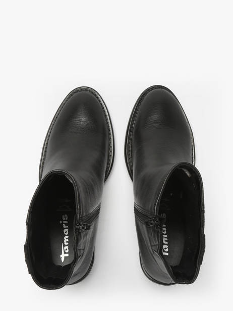 Bottines à Talon En Cuir Tamaris Noir women 45 vue secondaire 3