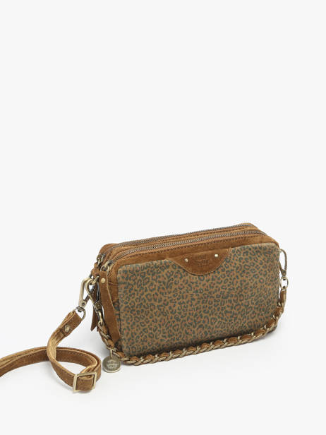 Sac Bandoulière Vintage Cuir Mila louise Marron vintage 2367XPAV vue secondaire 1