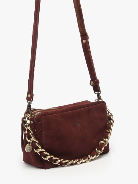 Sac Bandoulière Vintage Cuir Mila louise Marron vintage 23673V vue secondaire 1