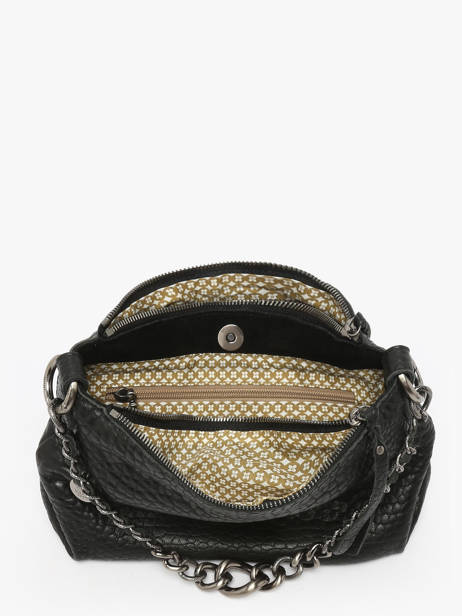 Sac Bandoulière Vintage Cuir Mila louise Noir vintage 3864E vue secondaire 2
