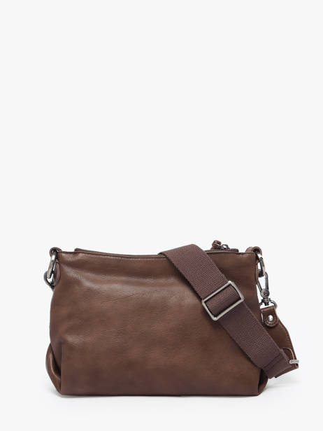 Sac Bandoulière Vintage Cuir Mila louise Marron vintage 3864C vue secondaire 3