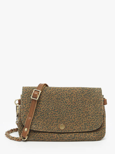 Sac Bandoulière Vintage Cuir Mila louise Marron vintage 3783PAC