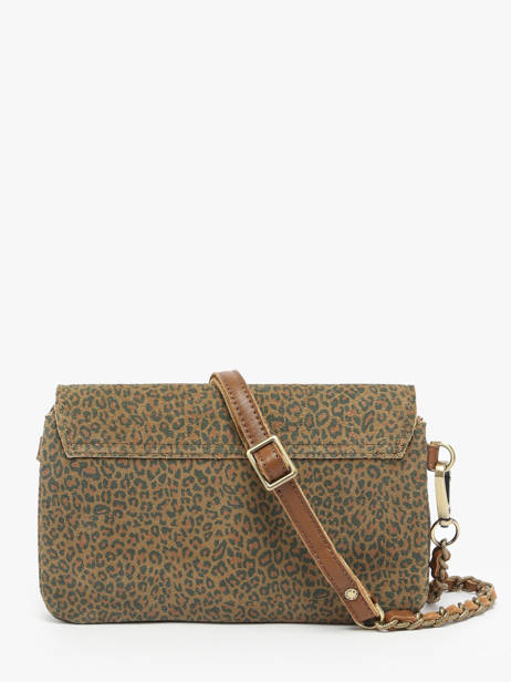 Sac Bandoulière Vintage Cuir Mila louise Marron vintage 3783PAC vue secondaire 3