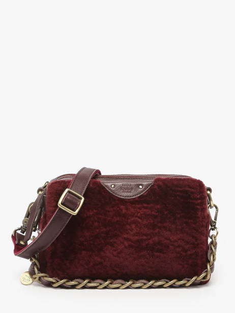 Sac Bandoulière Vintage Cuir Mila louise Marron vintage 23673FUC