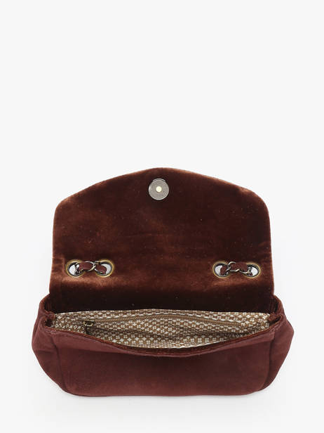 Sac Bandoulière Vintage Cuir Mila louise Marron vintage 23040V vue secondaire 2