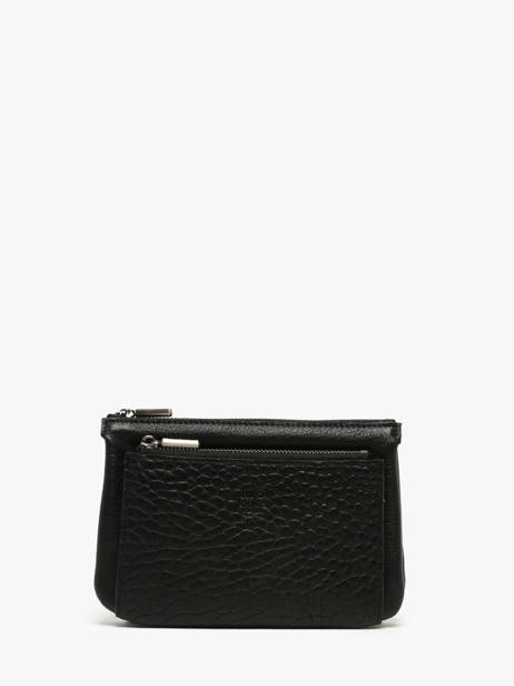 Porte-monnaie Cuir Mila louise Noir vintage 3802EC