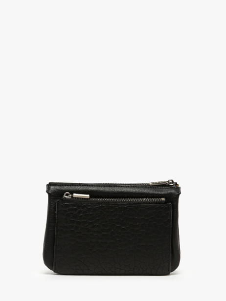 Porte-monnaie Cuir Mila louise Noir vintage 3802EC vue secondaire 2