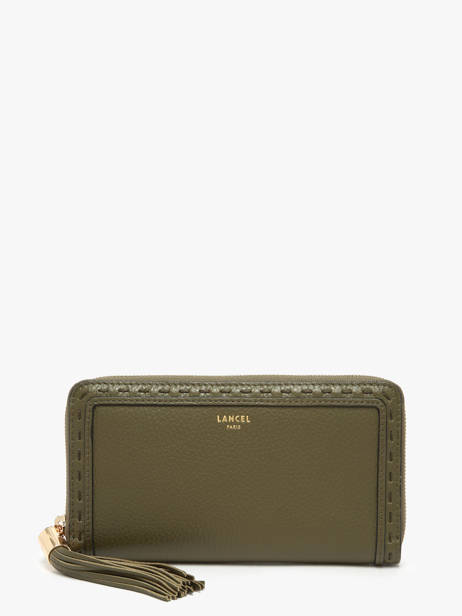 Portefeuille L Premier Flirt Cuir Lancel Vert premier flirt A10111