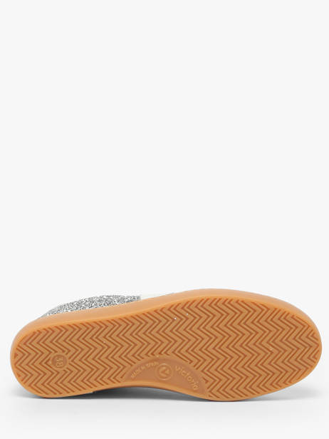 Sneakers Berlin En Cuir Victoria Argent women 1126223 vue secondaire 4