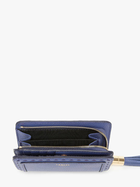 Portefeuille Compact Premier Flirt Cuir Lancel Bleu premier flirt A11136 vue secondaire 2