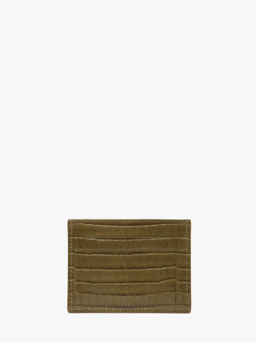 Longchamp Longchamp pocket croco Porte billets/cartes Vert