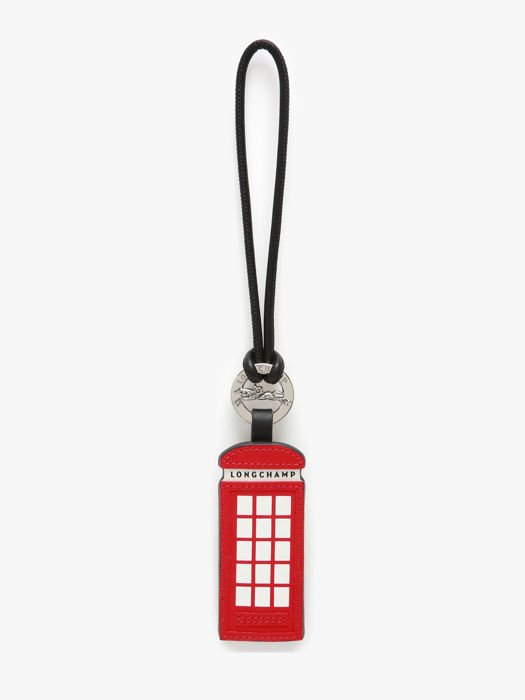 Longchamp Porte-clés cabine téléphonique Porte clés Rouge