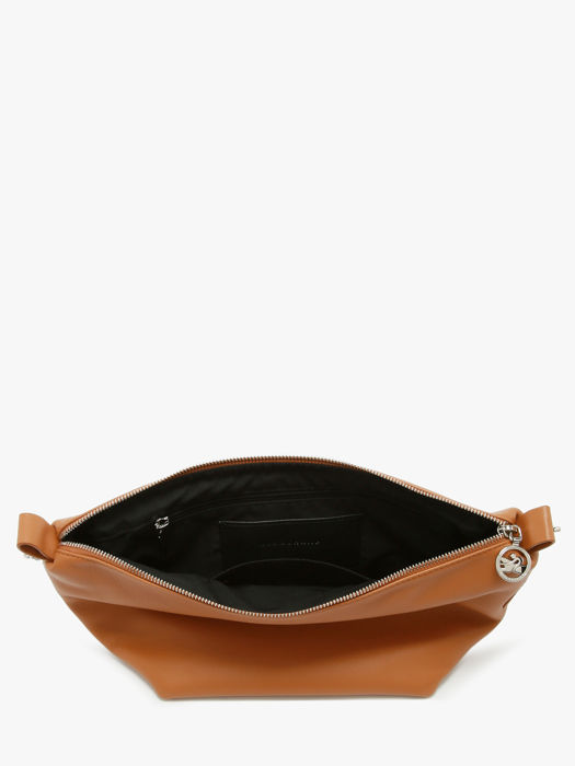 Longchamp Besace longchamp cuir Sacs porté travers Marron