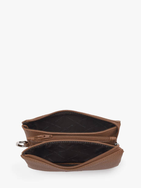 Trousse 2 Compartiments Cuir Nathan baume Marron original n 283N vue secondaire 1