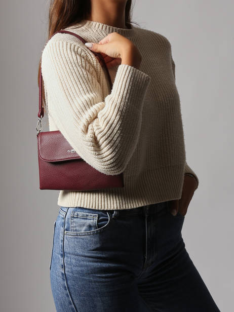 Sac Bandoulière Grained Miniprix Rouge grained H9158 vue secondaire 1