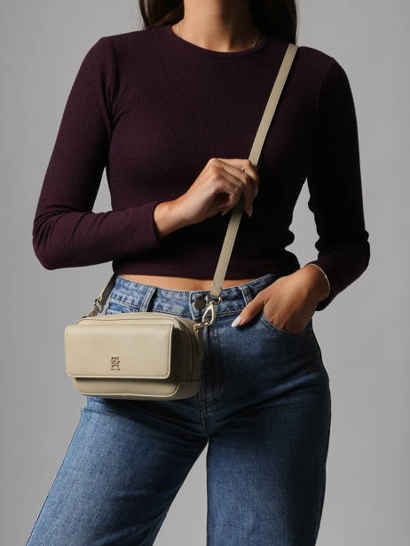 Sac Bandoulière Th Icon Tommy hilfiger Beige th icon AW17680 vue secondaire 1