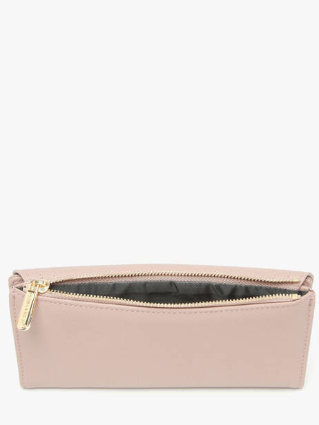Portefeuille David jones Rose saffiano P164 vue secondaire 2
