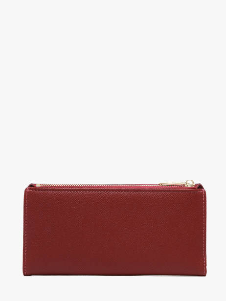 Portefeuille Saffiano David jones Rouge saffiano P164 vue secondaire 3