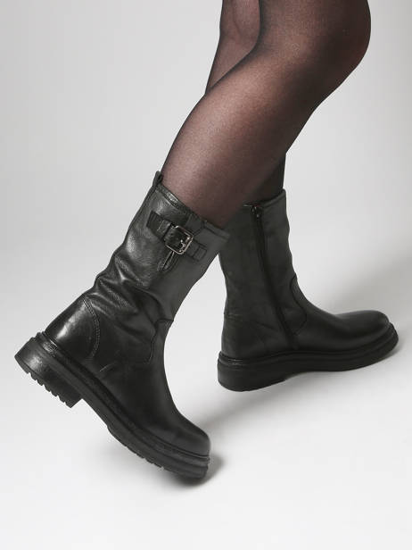 Bottines Aiko En Cuir Aliwell Noir women AIKO vue secondaire 1