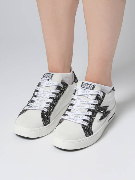 Sneakers Maya En Cuir Semerdjian Noir women MAYA vue secondaire 1