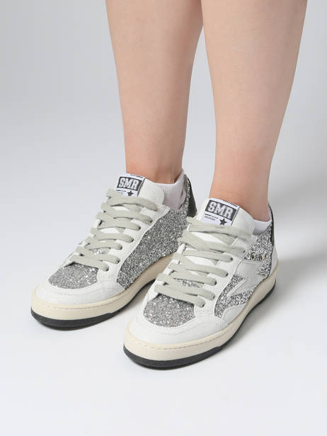 Sneakers Dany En Cuir Semerdjian Argent women DANY vue secondaire 1