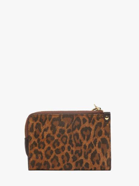 Portefeuille Iza Cuir Nat et nin Marron vintage IZA vue secondaire 2