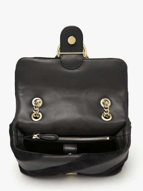 Sac Bandoulière Love Bag Puff Cuir Pinko Noir love bag puff A2JY vue secondaire 3