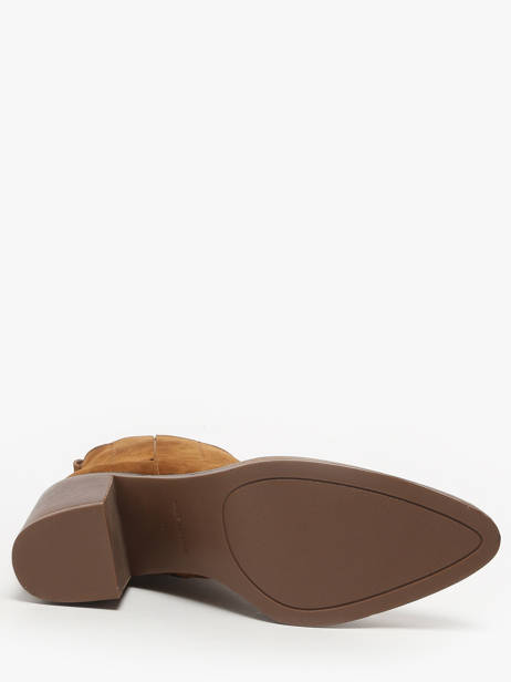 Bottines à Talon En Cuir Alpe Marron women 54511101 vue secondaire 4