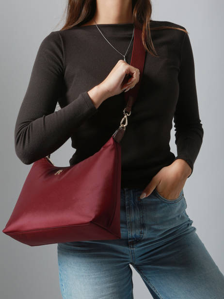 Sac Bandoulière Popette Nylon Tommy hilfiger Rouge popette AW17937 vue secondaire 1