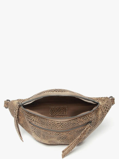 Sac Banane Miniprix Beige snake 19644 vue secondaire 2