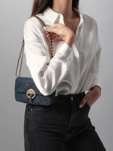 Petit Sac Bandoulière Moon En Denim Vanessa bruno Bleu moon 14V40326 vue secondaire 1
