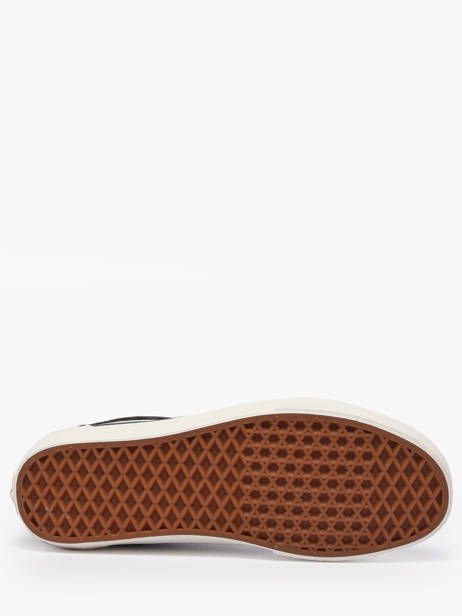 Sneakers Old Skool En Cuir Vans Noir men D7ZY7U1 vue secondaire 4