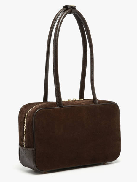 Sac Porté épaule Velvet Caviar Cuir Milano Marron velvet caviar VC25093 vue secondaire 2