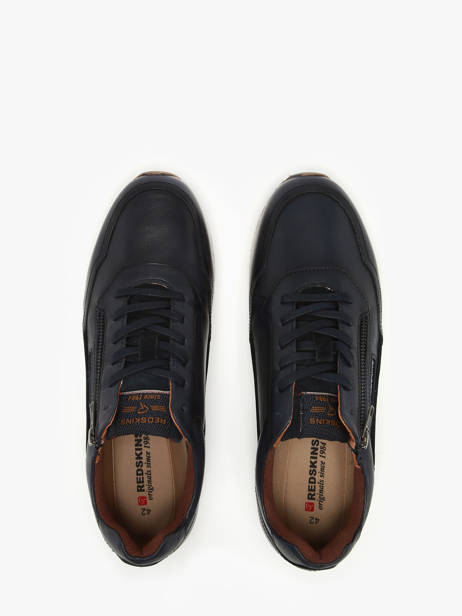 Sneakers Assure En Cuir Redskins Bleu men ASSURE vue secondaire 3