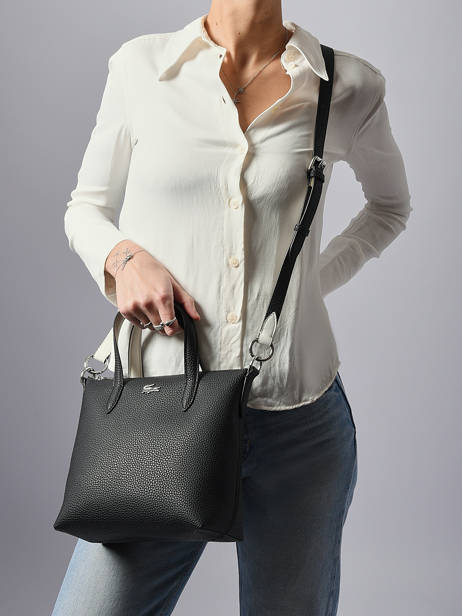 Sac Porté Main Anna Lacoste Noir anna NF5126AA vue secondaire 1