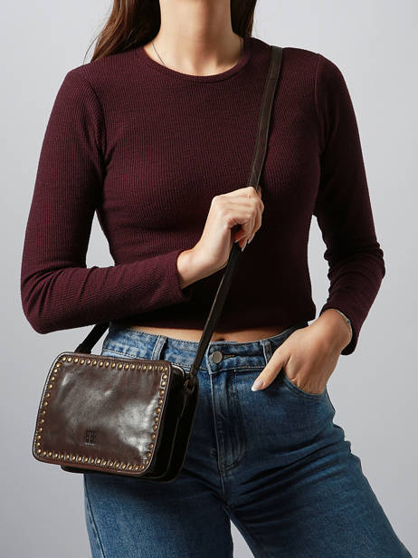 Sac Bandoulière Heritage Cuir Biba Marron heritage RAL1L vue secondaire 1