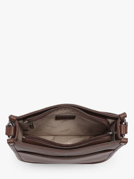 Sac Bandoulière Confort Cuir Hexagona Marron confort 466120 vue secondaire 3