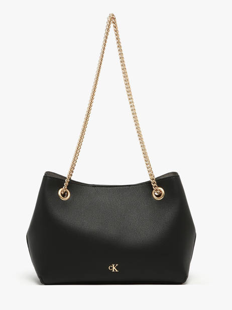 Sac Porté épaule Minimal Mono Polyester Recyclé Calvin klein jeans Noir minimal mono 4F3205G